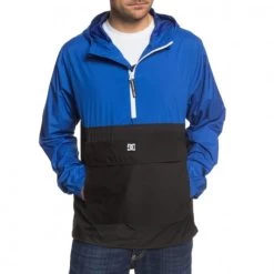 MAGASIN DE VÊTEMENTS DE MODE -MAGASIN DE VÊTEMENTS DE MODE anorak coupe vent dc shoes sagdefield bleu homme 1