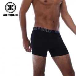 Boxer Coton NO PUBLIK Fashion Noir/Rose Homme
