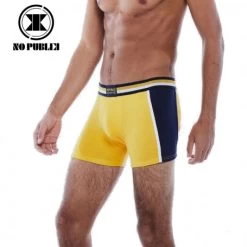Boxer Coton NO PUBLIK Sportswear Jaune Homme