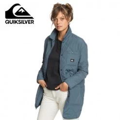 Manteau Matelassé QUIKSILVER Womens Bleu Gris Femme