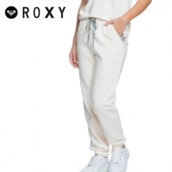 Pantalon Jogging ROXY Marine Bloom Crème Femme