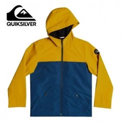 Parka QUIKSILVER Waiting Period Jaune / Bleu Garçon