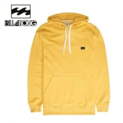 Sweat à Capuche BILLABONG All Day Po Jaune Homme