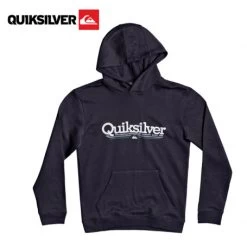 Sweat à Capuche QUIKSILVER Tropical Lines Bleu Nuit Junior