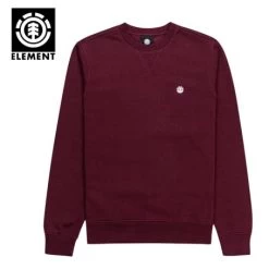 Sweat ELEMENT Cornell Classic Crew Lie De Vin Homme