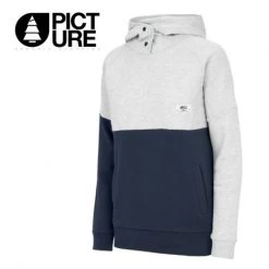 Sweat PICTURE ORGANIC Jully Gris / Bleu Marine Femme