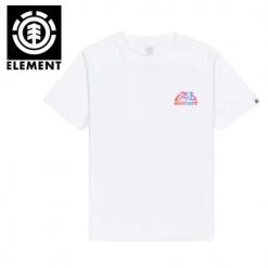 T-shirt ELEMENT Burkett SS Boy Blanc Garçon