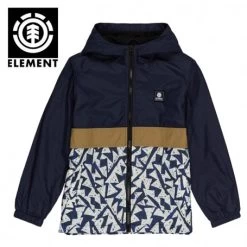 Veste Coupe-vent ELEMENT Nathan Bleu Marine Junior